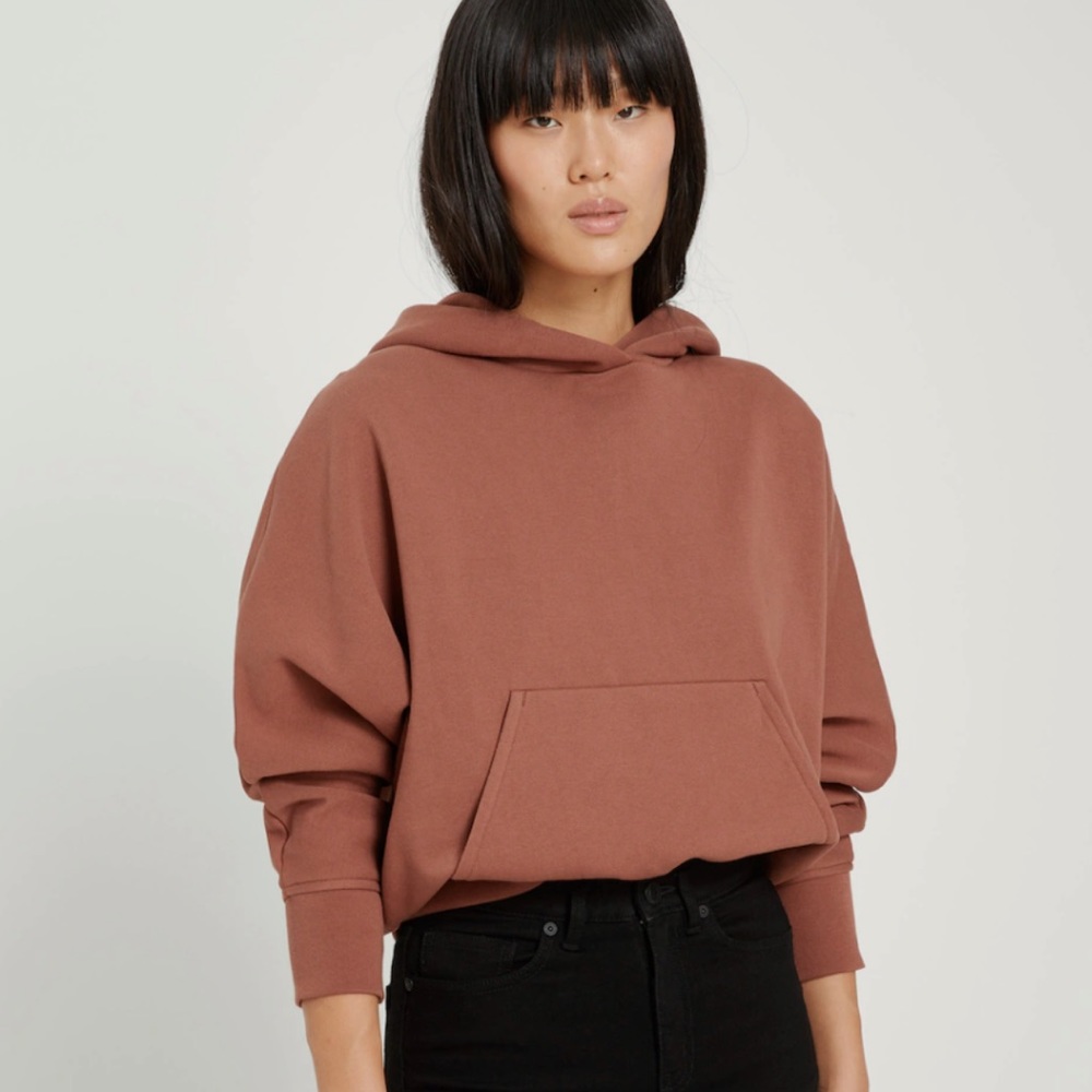 Frank & Oak cropped hoodie
